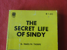 Load image into Gallery viewer, Vintage Erotic Adult Paperback Book/Novel The Secret Life of Sindy 1969 HC3