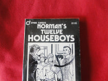 Load image into Gallery viewer, Vintage Adult Paperback Novel/Book Gay Interest Spade Classics Norman's Twelve Houseboys PB5