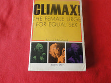 Load image into Gallery viewer, Vintage Erotic Adult Paperback Book/Novel Climax 1969 HC3