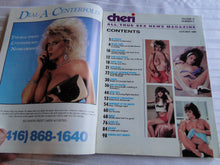 Load image into Gallery viewer, Vintage Nude Erotic Sexy Adult Magazine Cheri October 1988 132