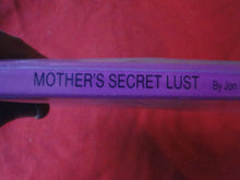Load image into Gallery viewer, Vintage Adult Paperback Book Mother's Secret Lust G3