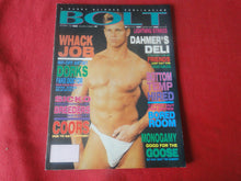 Load image into Gallery viewer, Vintage Adult Erotic Sexy Magazine Gay Interest Bolt October 1991 G1