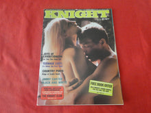 Load image into Gallery viewer, Vintage Nude Erotic Sexy Adult Magazine Knight March 1977 P110