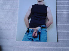 Load image into Gallery viewer, Vintage Gay Interest Nude Hot Hung Male Photo 5 x 7 Big Balled Stud H41