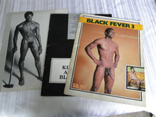 Load image into Gallery viewer, Vintage Adult Erotic Sexy Magazine Gay Interest Black Fever 3 DETACHED COVERS 106