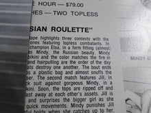 Load image into Gallery viewer, Vintage 1980s Nude Adult Women Wrestling VHS Tape Russian Roulette Golden Girls X4
