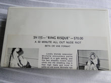 Load image into Gallery viewer, Vintage 1980s Nude Adult Women Wrestling VHS Tape Ring Risque X4