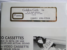 Load image into Gallery viewer, Vintage 1980s Nude Adult Women Wrestling VHS Tape Golden Girls Banged Up Bodies X4