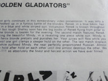 Load image into Gallery viewer, Vintage 1980s Nude Adult Women Wrestling VHS Tape Golden Girls Golden Gladiators X4