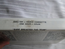 Load image into Gallery viewer, Vintage 1980s Nude Adult Women Wrestling VHS Tape Golden Girls Bare Breasted Tag Team X4