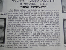 Load image into Gallery viewer, Vintage 1980s Nude Adult Women Wrestling VHS Tape Golden Girls Ring Ecstacy X4