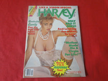 Load image into Gallery viewer, Vintage Nude Erotic Sexy Adult Magazine Harvey January 1986 WRITING ON COVER P110