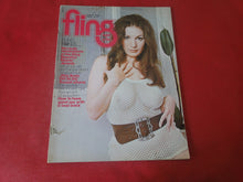 Load image into Gallery viewer, Vintage Nude Erotic Sexy Adult Magazine Fling March 1974 HOLE IN COVER JB66