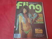 Load image into Gallery viewer, Vintage Nude Erotic Sexy Adult Magazine Fling September 1978 Roberta Pedon A BIT ROUGH JB66