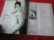 Load image into Gallery viewer, Vintage Nude Erotic Sexy Adult Magazine Adam 1960 JB2d