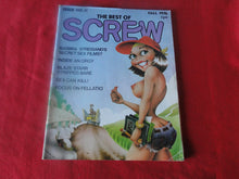 Load image into Gallery viewer, Vintage Nude Erotic Sexy Adult Magazine Screw No. 11 Fall 1976 AS
