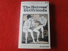 Load image into Gallery viewer, Vintage Sexy Erotic Adult Paperback Book/ Novel The Heiress' Girlfriends 1974 X6