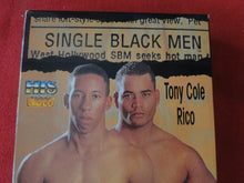 Load image into Gallery viewer, Vintage Adult XXX VHS Porn Tape Video Gay Interest Single Black Men V7