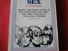 Load image into Gallery viewer, Vintage Erotic Adult Paperback Book/Novel Plural Sex 1968 X15