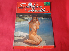 Load image into Gallery viewer, Vintage Nude Erotic Sexy Adult Magazine Sunshine & Health April 1957 JB2