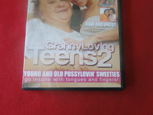 Load image into Gallery viewer, Vintage Adult Porn XXX DVD Erotic Movie Granny Loving Teens 2 X40