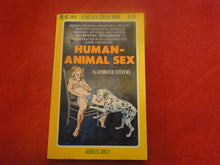 Load image into Gallery viewer, Vintage Erotic Adult Paperback Book/Novel Human Animal Sex PB1