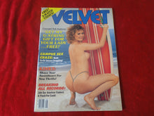 Load image into Gallery viewer, Vintage Nude Erotic Sexy Adult Magazine Velvet August 1986 JB27