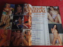 Load image into Gallery viewer, Vintage Nude Erotic Sexy Adult Magazine Finally Legal November 2003 JB18