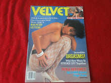 Load image into Gallery viewer, Vintage Nude Erotic Sexy Adult Magazine Velvet April 1986 JB27