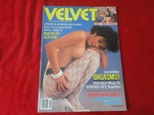 Load image into Gallery viewer, Vintage Nude Erotic Sexy Adult Magazine Velvet April 1986 JB27