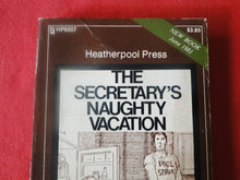 Load image into Gallery viewer, Vintage Adult Paperback Novel/Book Greenleaf The Secretary's Naughty Vacation 1981 ROUGH G3
