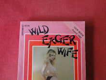 Load image into Gallery viewer, Vintage Nude Erotic Sexy Adult Paperback Book/Novel Wild Eager Wife 1982 Greenleaf  X12