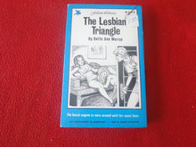 Load image into Gallery viewer, Vintage Sexy Erotic Adult Paperback Book/ Novel The Lesbian Triangle 1975 G3