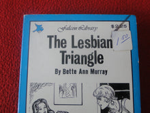 Load image into Gallery viewer, Vintage Sexy Erotic Adult Paperback Book/ Novel The Lesbian Triangle 1975 G3