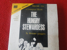 Load image into Gallery viewer, Vintage Sexy Erotic Adult Paperback Book/ Novel The Hungry Stewardess 1975 DAMAGED G3