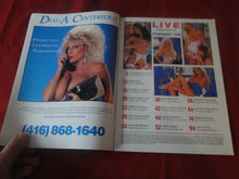 Load image into Gallery viewer, Vintage Nude Erotic Sexy Adult Magazine Live February 1989 Angela Baron P100