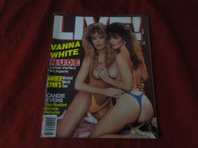 Load image into Gallery viewer, Vintage Nude Erotic Sexy Adult Magazine Live June 1988 Amber Lynn P100
