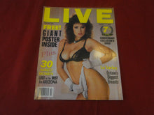 Load image into Gallery viewer, Vintage Nude Erotic Sexy Adult Magazine Live October 1988 P100
