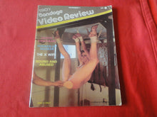 Load image into Gallery viewer, Vintage Nude Erotic Sexy Adult Magazine BDSM Tao's Bondage Video Review #1 Sept. 1985 GN