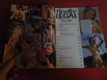 Load image into Gallery viewer, Vintage Nude Erotic Sexy Adult Magazine Finally Legal May 2003 JB20