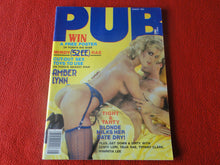 Load image into Gallery viewer, Vintage Nude Erotic Sexy Adult Magazine Pub August 1985 Amber Lynn G7