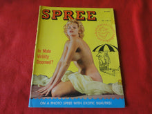 Load image into Gallery viewer, Vintage Nude Erotic Sexy Adult Magazine Spree 1959 JB3