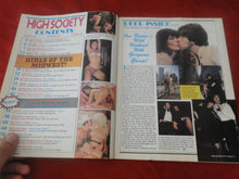 Load image into Gallery viewer, Vintage Nude Erotic Sexy Adult Magazine High Society March 1983 P100