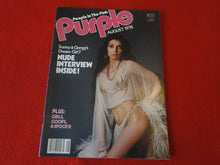 Load image into Gallery viewer, Vintage Nude Erotic Sexy Adult Magazine Purple August 1978 G7