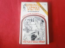 Load image into Gallery viewer, Vintage Adult Paperback Novel/Book Eros Goldstripe Barbarian Victim 1975 G2