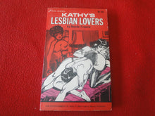Load image into Gallery viewer, Vintage Sexy Erotic Adult Paperback Book/ Novel Kathy's Lesbian Lovers 1973 X30