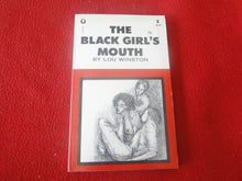Load image into Gallery viewer, Vintage Sexy Erotic Adult Paperback Book/ Novel The Black Girl's Mouth 1975 X30