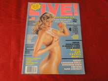 Load image into Gallery viewer, Vintage Nude Erotic Sexy Adult Magazine Live December 1982 P100