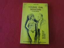 Load image into Gallery viewer, Vintage Erotic Adult Paperback Book/Novel Young Girl Seducers 1970 PB1