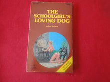 Load image into Gallery viewer, Vintage Adult Paperback Novel/Book The Schoolgirl's Loving Dog PB4